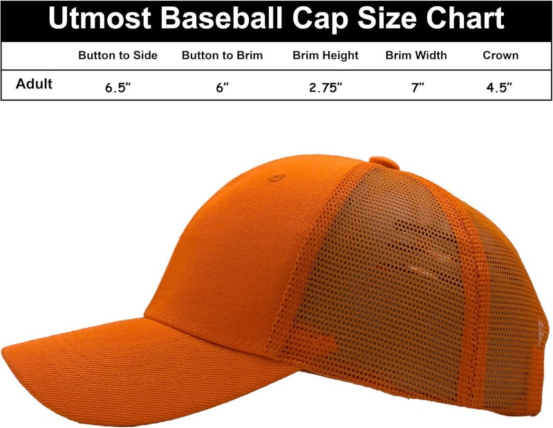 Utmost Structured Baseball Cap with Adjustable Closure - Performance Hat for Outdoor Activities - Image 4